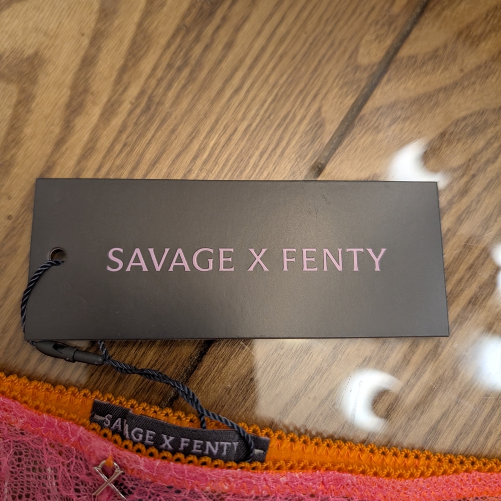Women's Savage X Fenty Lacestruck Hipster Panties NWT - Picture 3 of 4